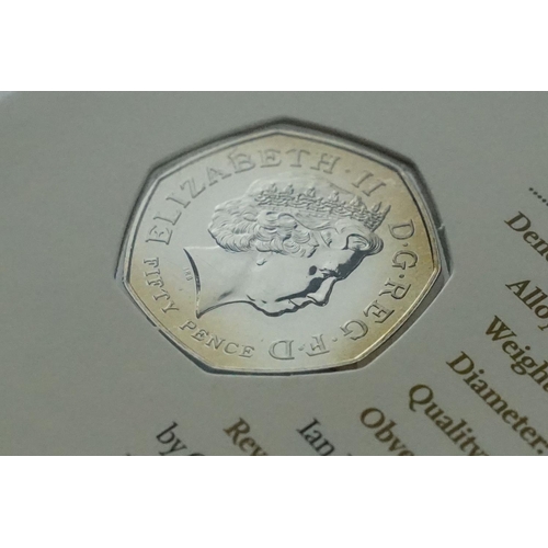 71 - A Royal Mint brilliant Uncirculated 2009 Kew Garden 50p coin within original packaging.