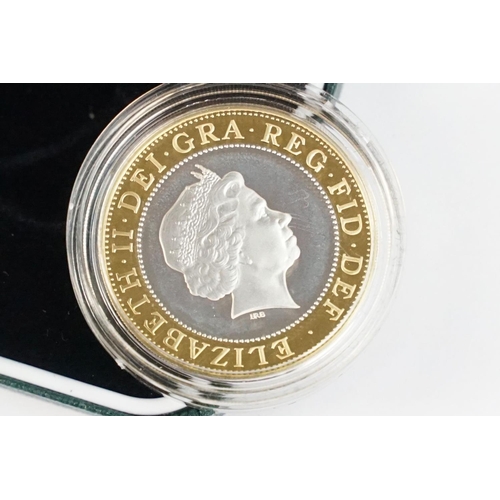 98 - A collection of four Royal Mint Queen Elizabeth II £2 silver proof coins to include 2003, 2004, 2003... 