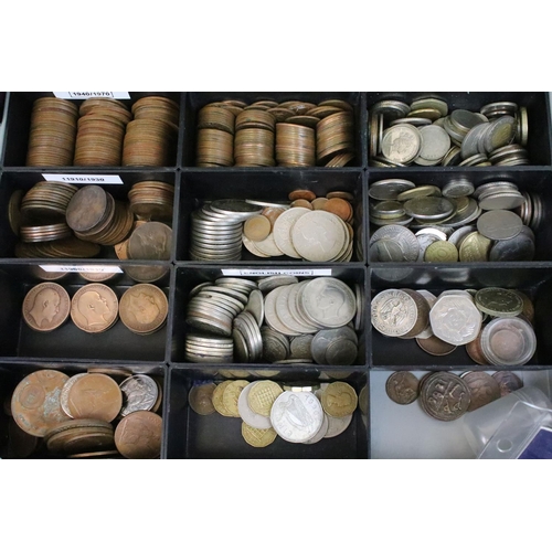 243 - A collection of mainly British decimal and pre decimal coins to include a selection of uncirculated ... 