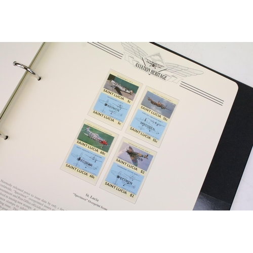 244 - A large collection of Stamp / Coin covers contained within four albums to include some silver exampl... 