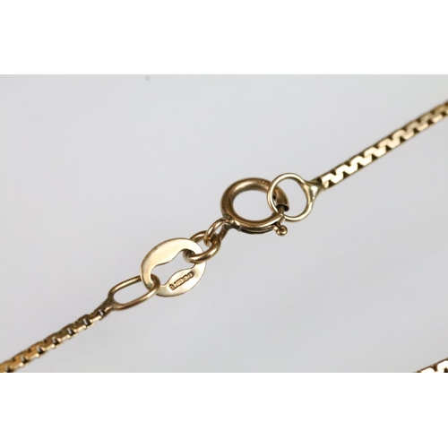 22 - 9ct gold sapphire and diamond collar necklace being set with a pear cut sapphire in a twist setting ... 