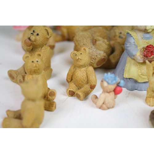 26 - Collection of Wentworth Teds and catalogue along with other small teddy and animal figurines, a sele... 