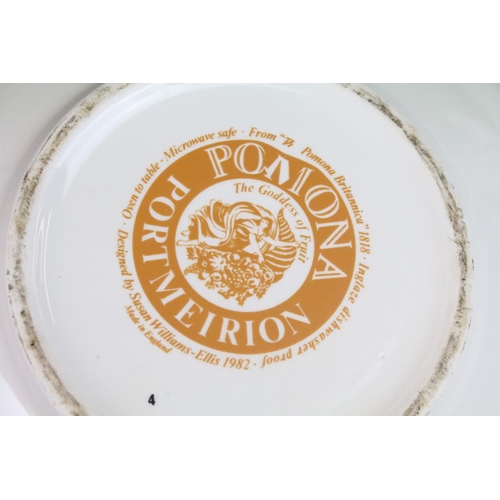 33 - Large Portmeirion ‘ Pomona ‘ bowl, 29cm diameter, Portmeirion ‘ Botanic Garden ‘ ladle and a Portmei... 