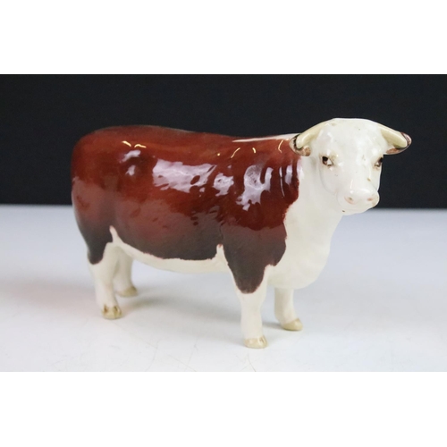 6 - Beswick family of Hereford cattle to include Ch. of Champions Bull & Cow and two calves