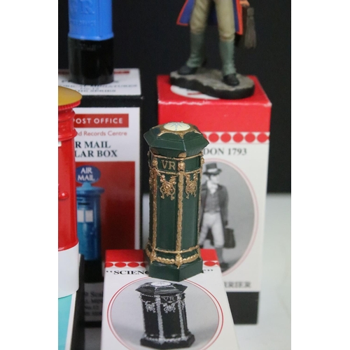 67 - Selection of Post Office Historical miniatures to include first national standard pillar box, 1940 P... 