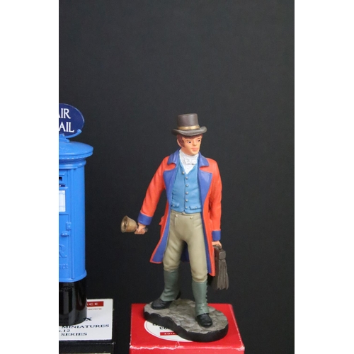 67 - Selection of Post Office Historical miniatures to include first national standard pillar box, 1940 P... 