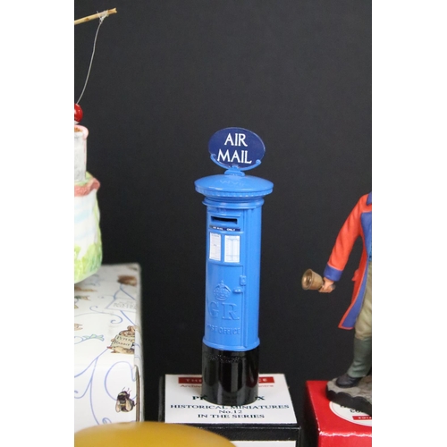 67 - Selection of Post Office Historical miniatures to include first national standard pillar box, 1940 P... 