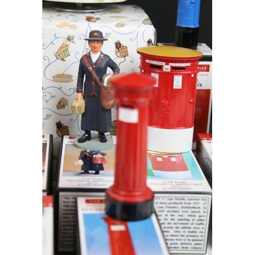 67 - Selection of Post Office Historical miniatures to include first national standard pillar box, 1940 P... 