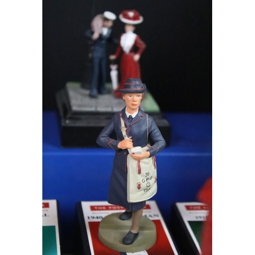 67 - Selection of Post Office Historical miniatures to include first national standard pillar box, 1940 P... 