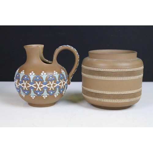 76 - Early 20th century Royal Doulton porridge bowl 5432 with 'Meal Makes Men' inscription together with ... 