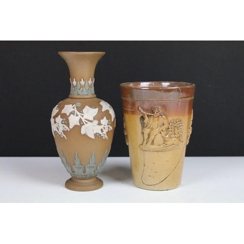 76 - Early 20th century Royal Doulton porridge bowl 5432 with 'Meal Makes Men' inscription together with ... 