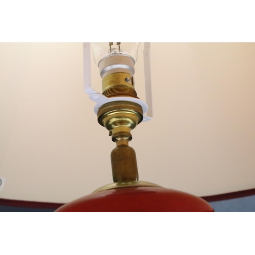 94 - Poole pottery infusion lamp base, approx H 25cm