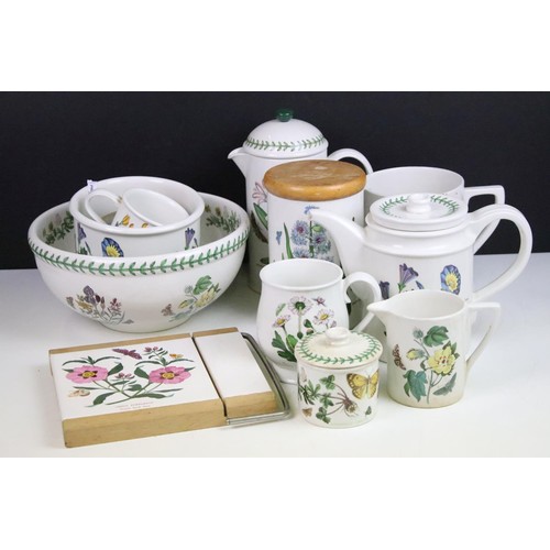 52 - Large collection of Portmeirion Pottery to include dishes, bowls, plates, jug, tea pot, coffee pot, ... 