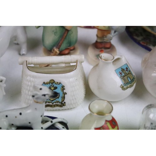 53 - Large selection of mixed ceramic to include hand painted Gray's pottery ship creamer, Thomas three h... 