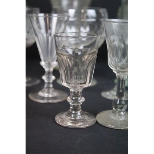 56 - Selection of various glasses in varying shapes and sizes