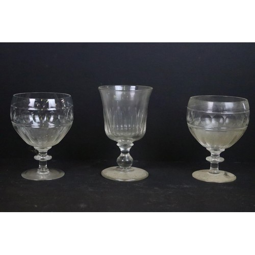 56 - Selection of various glasses in varying shapes and sizes