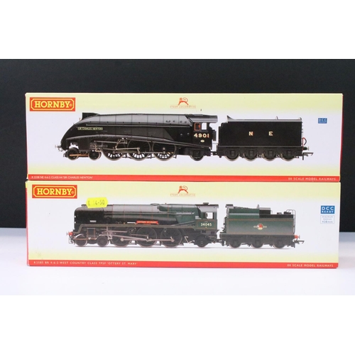 15 - Two boxed Hornby OO gauge locomotives to include R2338 NE 4-6-2 Class A4 Locomotive Sir Charles Newt... 