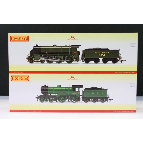 6 - Two boxed Hornby OO gauge locomotives to include R3433 LNER Class D16/3 Claud Hamilton No 8900 and R... 