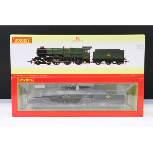 7 - Two boxed Hornby OO gauge locomotives to include R3332 BR (Late) King Class King Edward VIII 6029 an... 