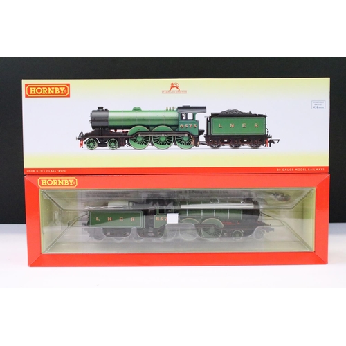 8 - Two boxed Hornby OO gauge locomotives to include R3430 LNER B12 Class Locomotive No 8573 and R3233 L... 