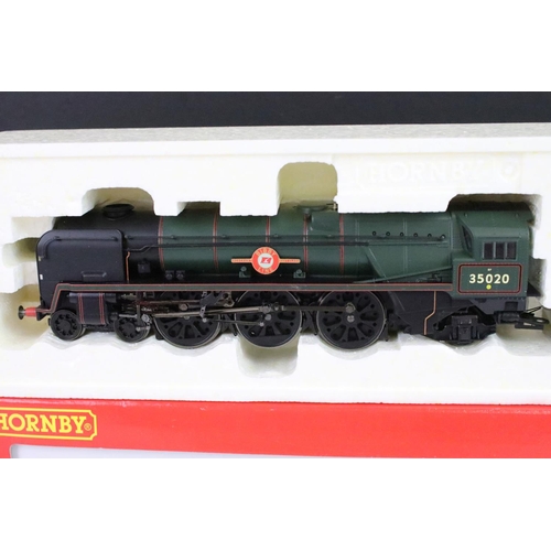 48 - Four boxed Hornby OO gauge Super Detail locomotives to include R2220 BR 4-6-2 Battle of Britain Clas... 