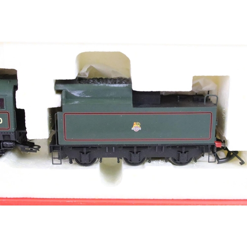 48 - Four boxed Hornby OO gauge Super Detail locomotives to include R2220 BR 4-6-2 Battle of Britain Clas... 