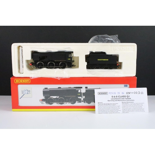 48 - Four boxed Hornby OO gauge Super Detail locomotives to include R2220 BR 4-6-2 Battle of Britain Clas... 