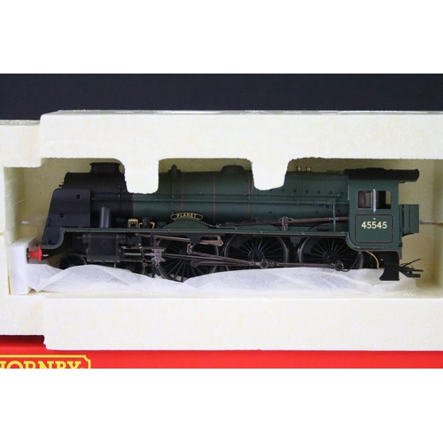 49 - Four boxed Hornby OO gauge locomotives to include R2403 BR Early 4-6-0 6800 Grange Class Derwent Gra... 