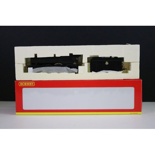 49 - Four boxed Hornby OO gauge locomotives to include R2403 BR Early 4-6-0 6800 Grange Class Derwent Gra... 