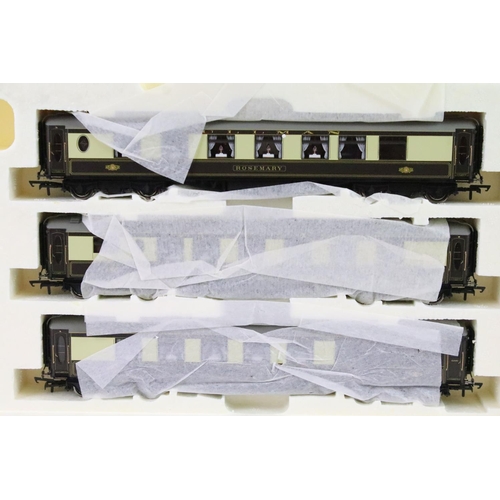 50 - Boxed Hornby OO gauge R4168 Silver Jubilee Coaches Coach Pack (complete) plus a boxed R2300 Bournemo... 