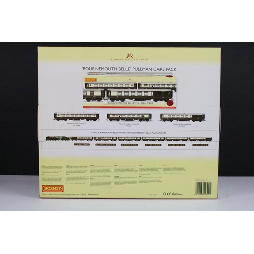 50 - Boxed Hornby OO gauge R4168 Silver Jubilee Coaches Coach Pack (complete) plus a boxed R2300 Bournemo... 