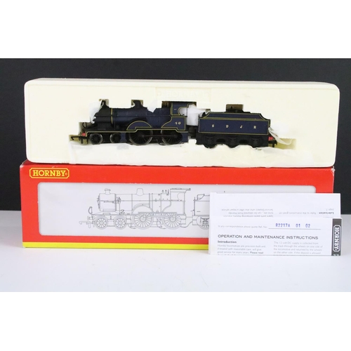 54 - Four boxed Hornby OO gauge locomotives to include R2876 GWR Railcar No 34, R2286 SR 4-6-2 Battle of ... 