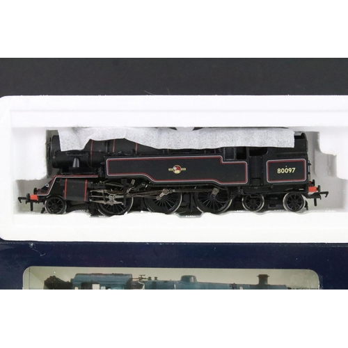 58 - Four boxed Bachmann OO gauge locomotives to include 32-825 Ivatt Class 2MT 2-6-0 46521 BR lined gree... 