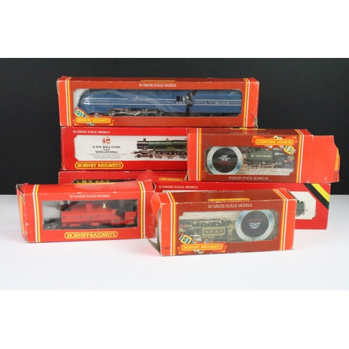 78 - Seven boxed Hornby OO gauge locomotives to include R315 LBSC Class E2 Loco 0-6-0 Tank, R333 GWR 0-4-... 