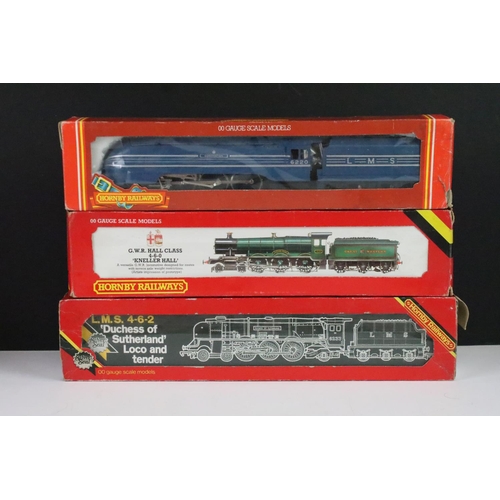 78 - Seven boxed Hornby OO gauge locomotives to include R315 LBSC Class E2 Loco 0-6-0 Tank, R333 GWR 0-4-... 