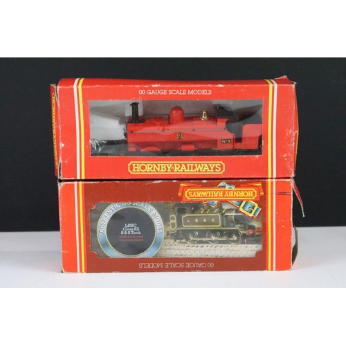 78 - Seven boxed Hornby OO gauge locomotives to include R315 LBSC Class E2 Loco 0-6-0 Tank, R333 GWR 0-4-... 