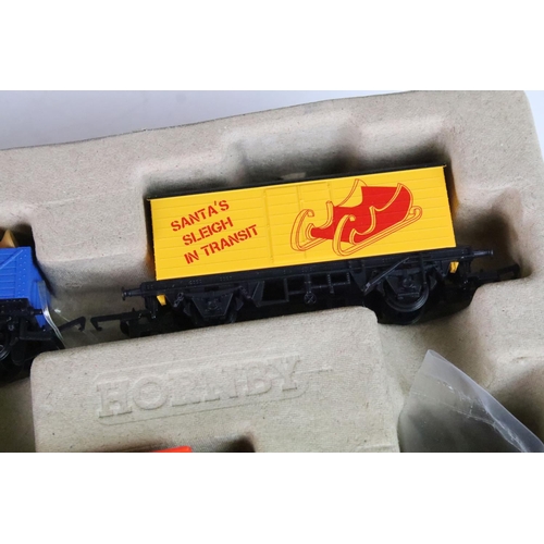 83 - Two boxed Hornby OO gauge electric train sets to include sealed R1249 Country Rambler and R1248 Sant... 