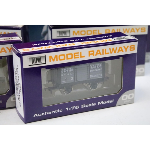 119 - Quantity of OO gauge rolling stock to include 12 x boxed Dapol wagons / trucks, a boxed Hornby R6226... 