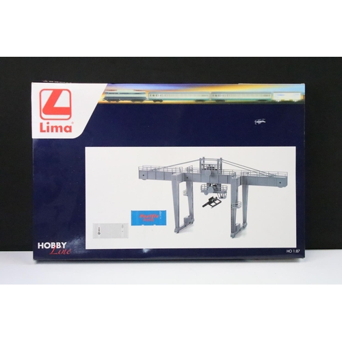 66 - Six boxed Lima Hobby Line HO gauge accessories to include HL800 Container 2 x 20 ft container, 2 x H... 