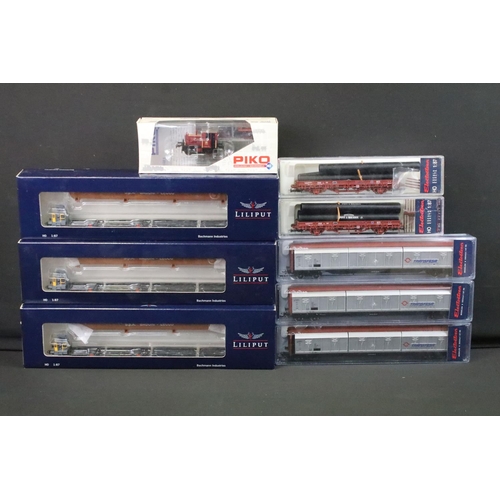 69 - 23 Boxed HO gauge items of rolling stock to include 10 x Electrotren, 8 x Piko, 3 x Liliput and 2 x ... 