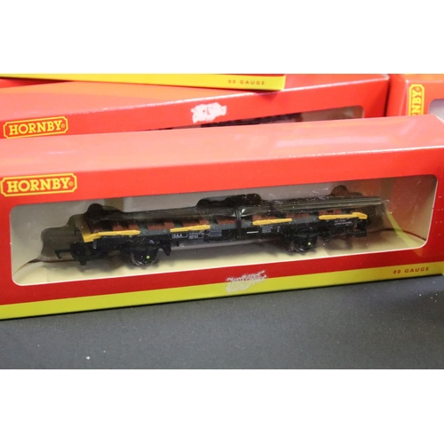 70 - 30 Boxed Hornby OO gauge items of rolling stock to include R6369 Breakdown Crane, R6143 Carfleet Car... 