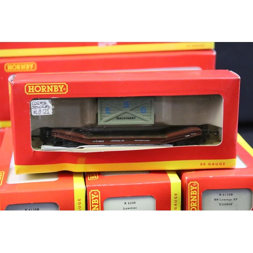 70 - 30 Boxed Hornby OO gauge items of rolling stock to include R6369 Breakdown Crane, R6143 Carfleet Car... 