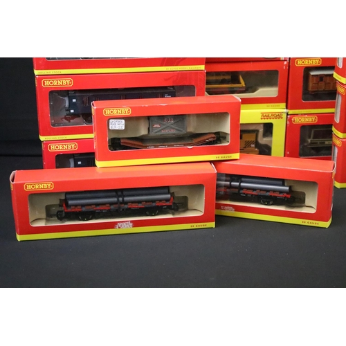 70 - 30 Boxed Hornby OO gauge items of rolling stock to include R6369 Breakdown Crane, R6143 Carfleet Car... 