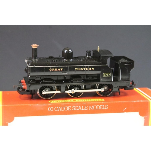 99 - Four boxed Hornby OO gauge locomotives to include R830 GWR 4-6-0 Loco Saint David, R390 GWR 4-4-0 Lo... 