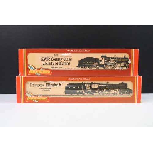 99 - Four boxed Hornby OO gauge locomotives to include R830 GWR 4-6-0 Loco Saint David, R390 GWR 4-4-0 Lo... 