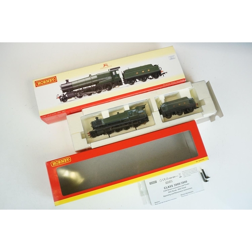 16 - Two boxed Hornby OO gauge locomotives to include R2918 GWR 2-8-0 Class 3800 Locomotive 3803 and R240... 