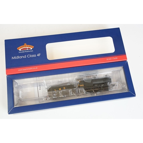 21 - Three boxed Bachmann OO gauge locomotives to include 31880 Class 4F 0-6-0 3851 LMS Black, 31525 Clas... 