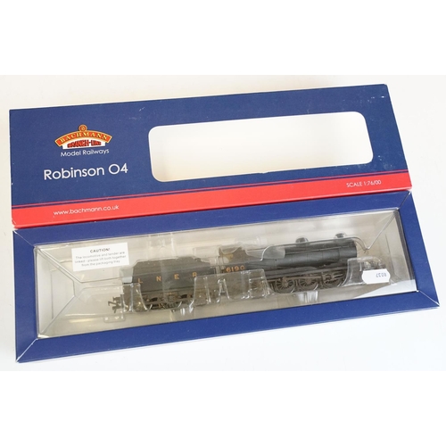 22 - Two boxed Bachmann OO gauge locomotives to include 31003 Robinson 04 6190 LNER Black and 31212 Patri... 