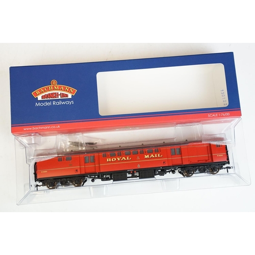 25 - Three boxed Bachmann OO gauge Royal Mail items of rolling stock to include 39-420W TPO Sort Van Roya... 