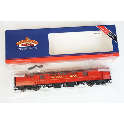 25 - Three boxed Bachmann OO gauge Royal Mail items of rolling stock to include 39-420W TPO Sort Van Roya... 